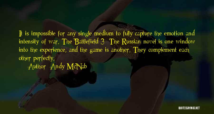 Battlefield Game Quotes By Andy McNab