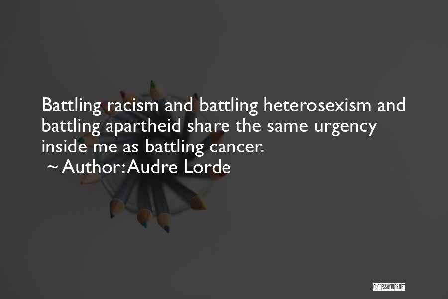 Battling Quotes By Audre Lorde
