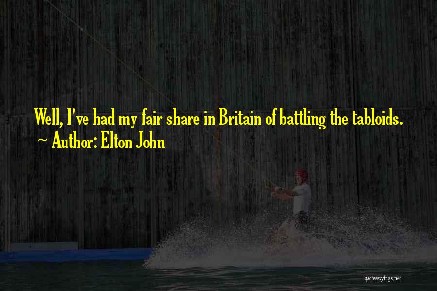 Battling Quotes By Elton John