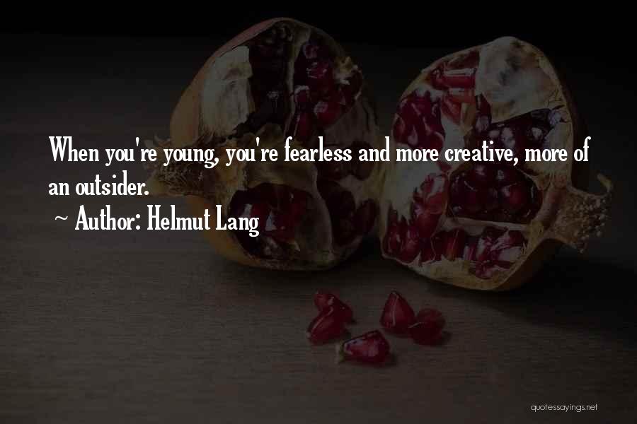 Bauchtanz Quotes By Helmut Lang