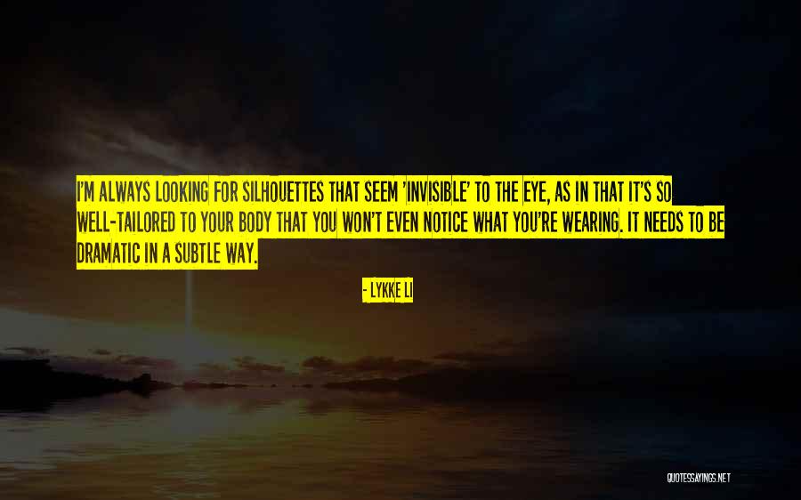 Baughan Derivation Quotes By Lykke Li Baughan Derivation Quotes By Lykke Li