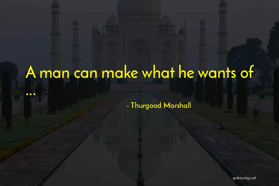 Bavetta Properties Quotes By Thurgood Marshall