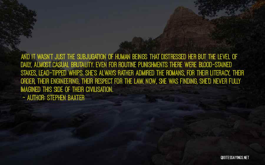 Baxter Quotes By Stephen Baxter