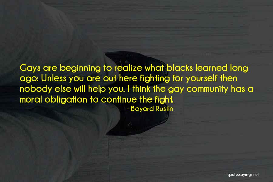 Bayard Rustin Quotes 1155056