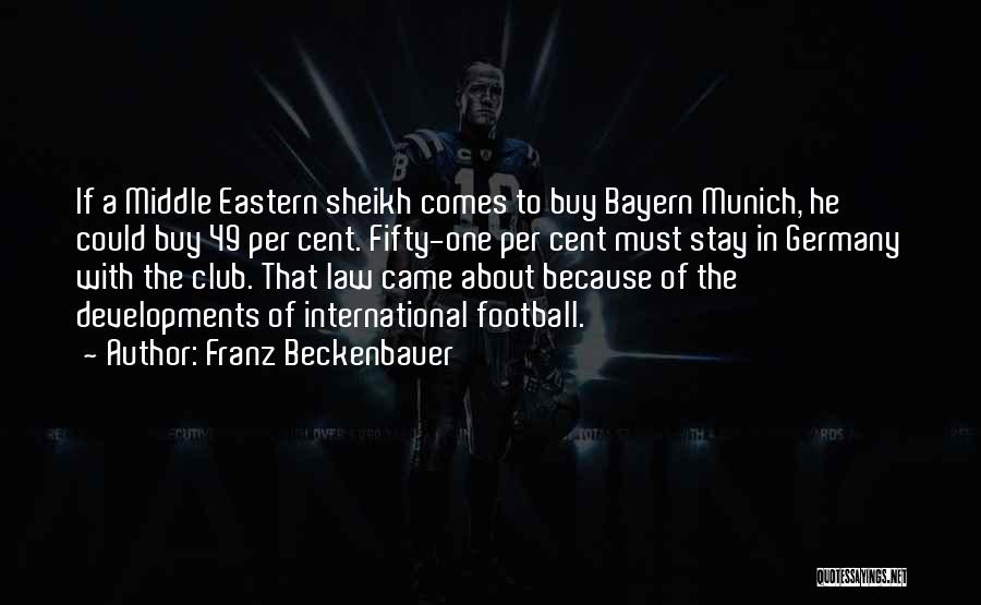 Bayern Munich Best Quotes By Franz Beckenbauer