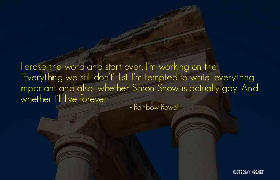 Baz Simon Quotes By Rainbow Rowell Baz Simon Quotes By Rainbow Rowell