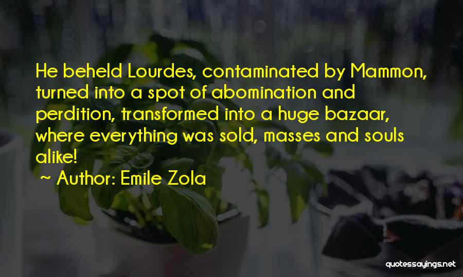 Bazaar Quotes By Emile Zola