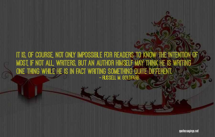 Bcirpu Quotes By Russell M. Goldfarb Bcirpu Quotes By Russell M. Goldfarb