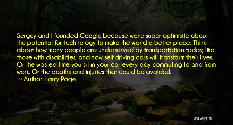 Be A Better Self Quotes By Larry Page