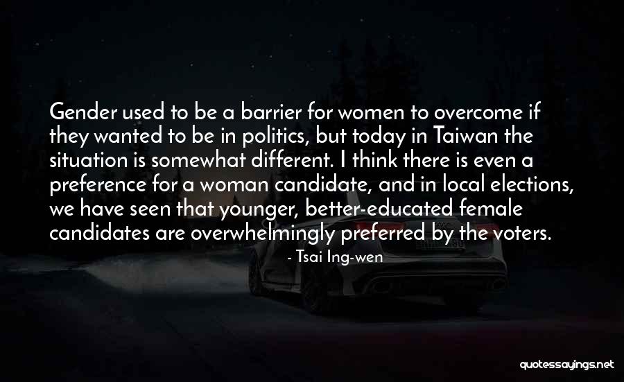 Be A Better Woman Quotes By Tsai Ing-wen Be A Better Woman Quotes By Tsai Ing-wen