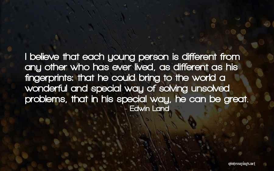 Be A Great Person Quotes By Edwin Land