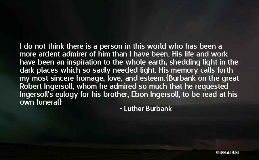 Be A Great Person Quotes By Luther Burbank