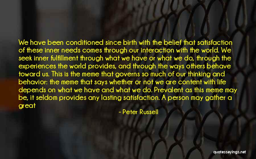 Be A Great Person Quotes By Peter Russell Be A Great Person Quotes By Peter Russell