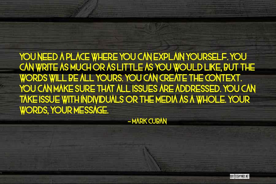 Be A Message Quotes By Mark Cuban Be A Message Quotes By Mark Cuban
