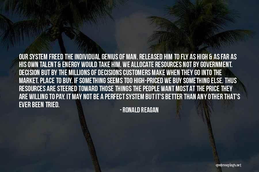 Be A Perfect Man Quotes By Ronald Reagan