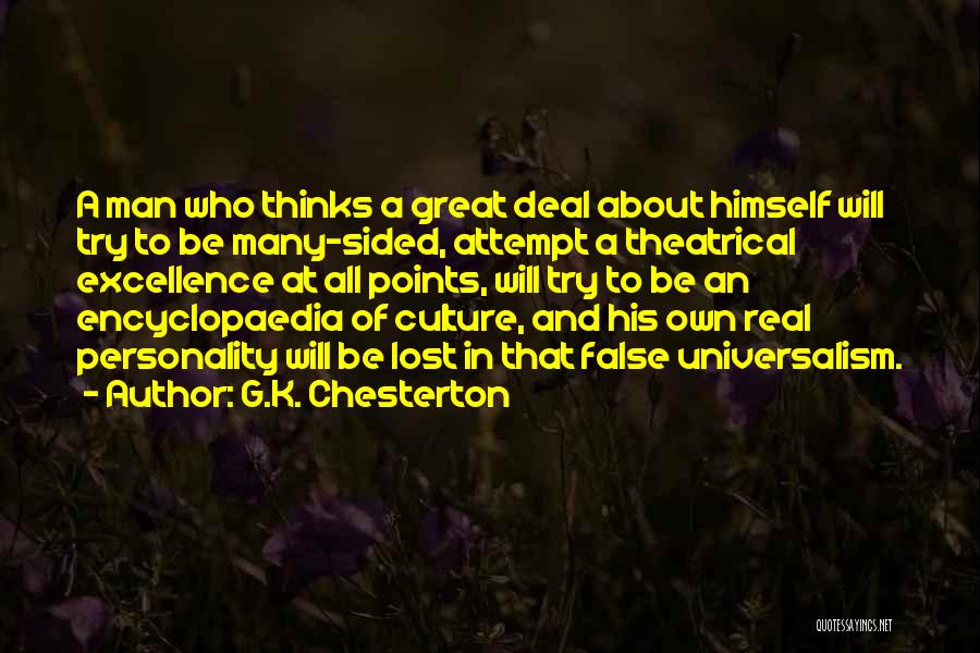 Be A Real Man Quotes By G.K. Chesterton