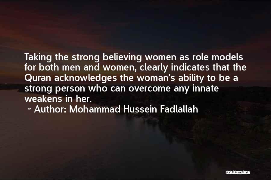 Be A Strong Person Quotes By Mohammad Hussein Fadlallah