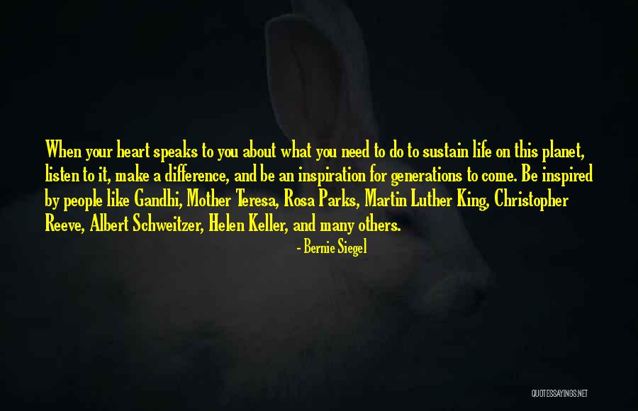 Be An Inspiration Quotes By Bernie Siegel Be An Inspiration Quotes By Bernie Siegel