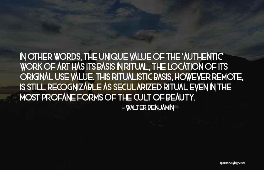 Be Authentic Not Unique Quotes By Walter Benjamin Be Authentic Not Unique Quotes By Walter Benjamin