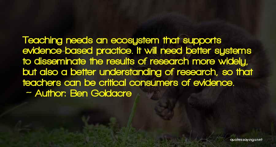 Be Better Quotes By Ben Goldacre