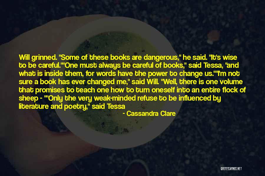 Be Careful Words Quotes By Cassandra Clare