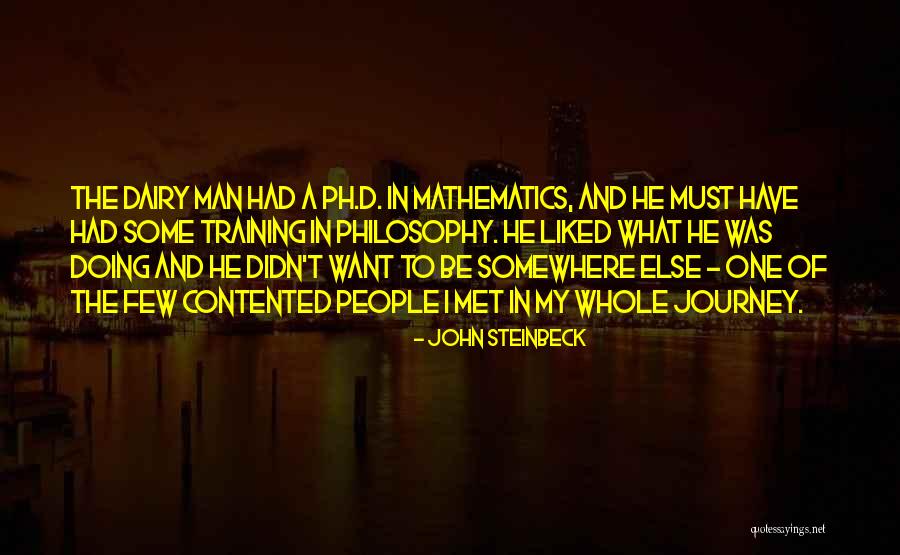 Be Contented Quotes By John Steinbeck Be Contented Quotes By John Steinbeck