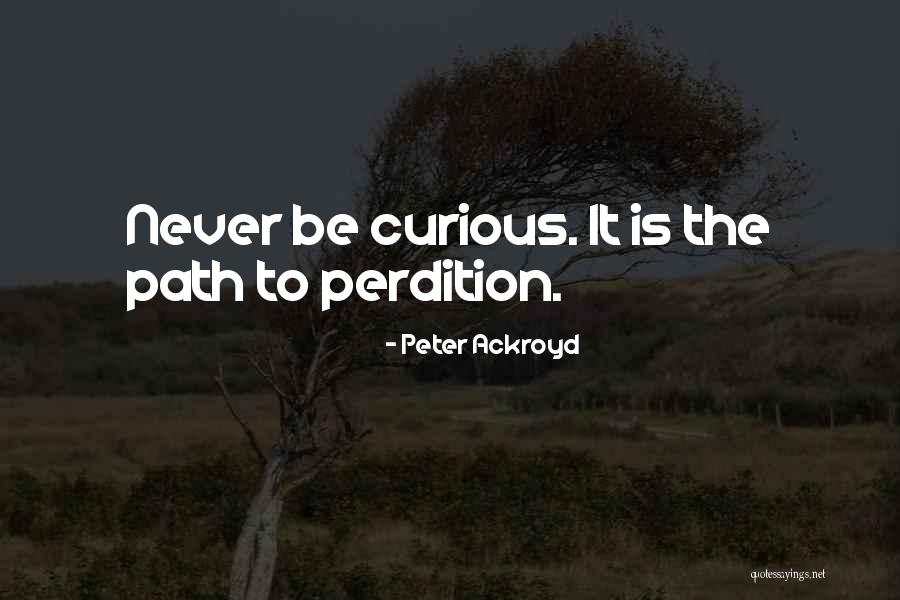 Be Curious Quotes By Peter Ackroyd Be Curious Quotes By Peter Ackroyd