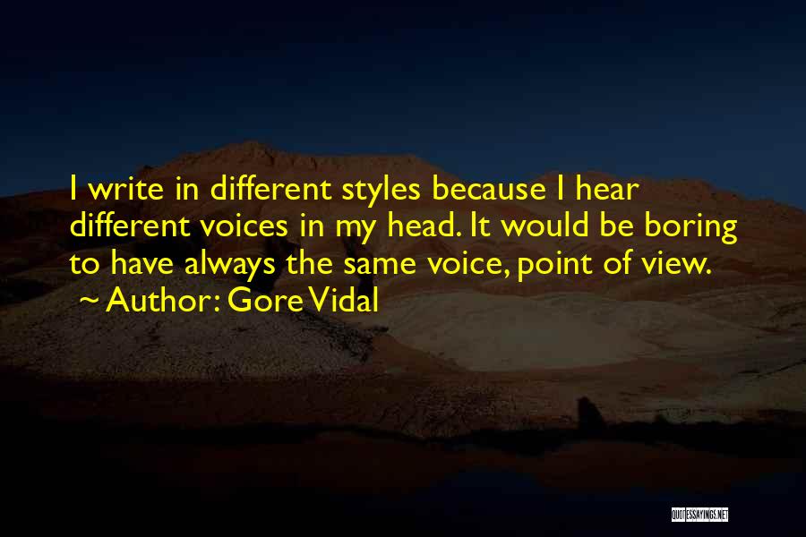 Be Different Quotes By Gore Vidal