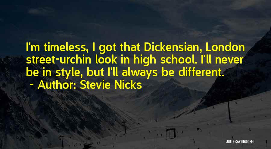 Be Different Quotes By Stevie Nicks