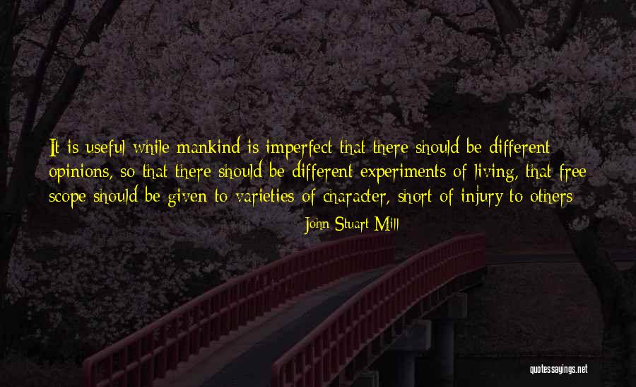 Be Different Short Quotes By John Stuart Mill