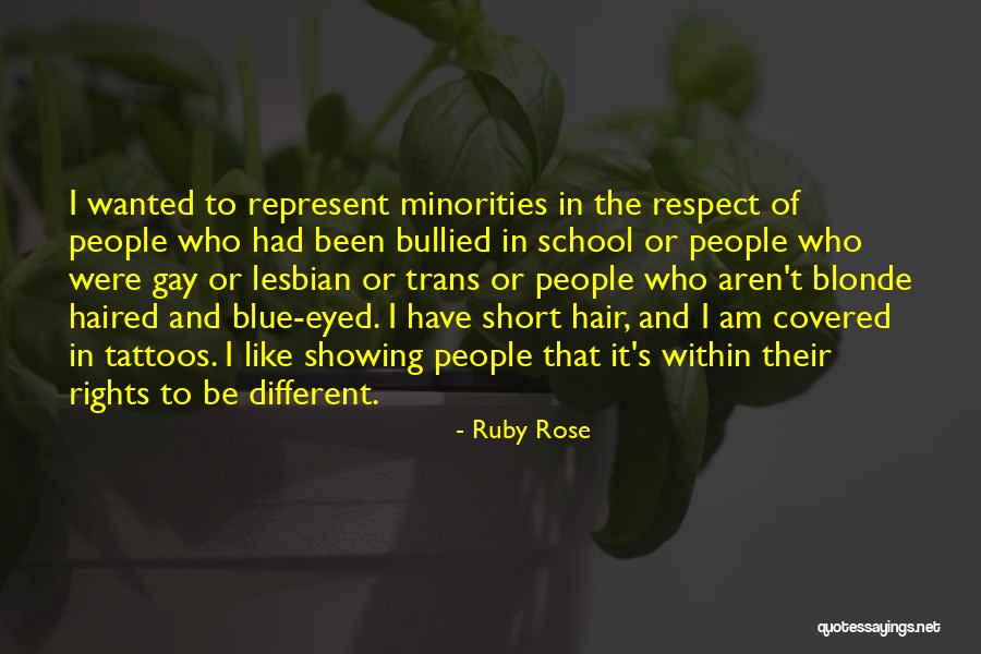 Be Different Short Quotes By Ruby Rose