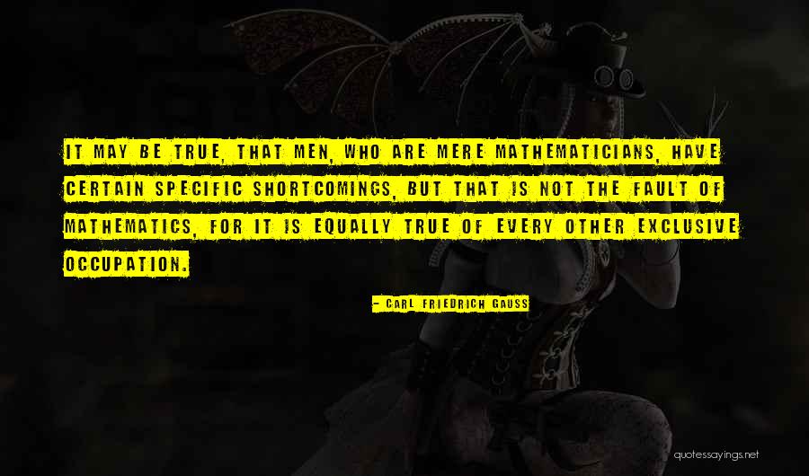 Be Exclusive Quotes By Carl Friedrich Gauss Be Exclusive Quotes By Carl Friedrich Gauss