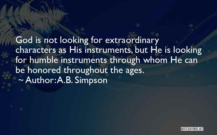 Be Extraordinary Quotes By A.B. Simpson