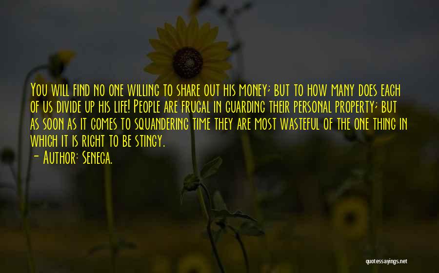 Be Frugal Quotes By Seneca.