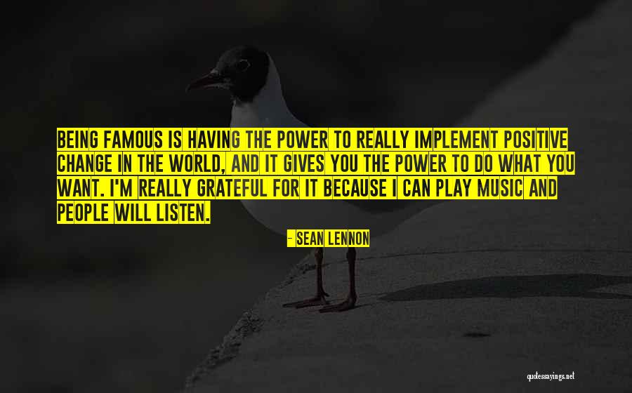 Be Grateful Famous Quotes By Sean Lennon Be Grateful Famous Quotes By Sean Lennon