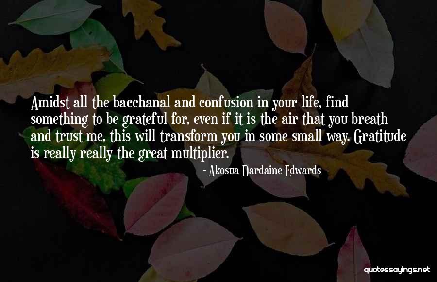 Be Grateful For Your Life Quotes By Akosua Dardaine Edwards Be Grateful For Your Life Quotes By Akosua Dardaine Edwards