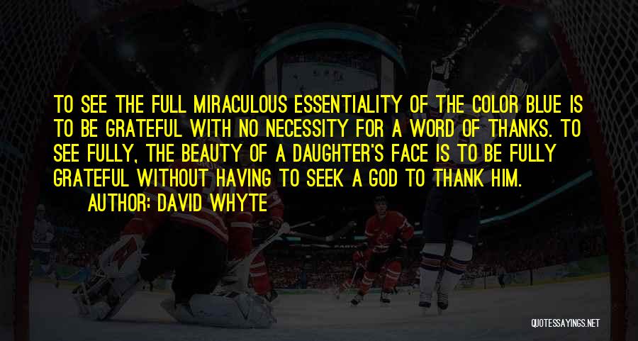 Be Grateful God Quotes By David Whyte