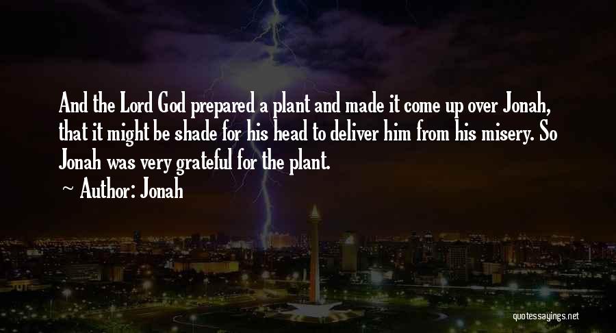 Be Grateful God Quotes By Jonah