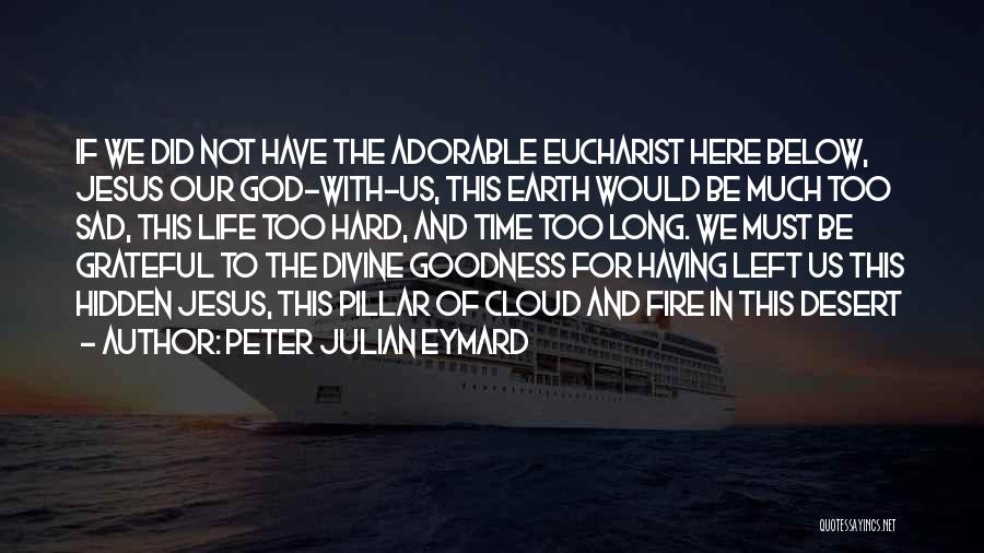 Be Grateful God Quotes By Peter Julian Eymard