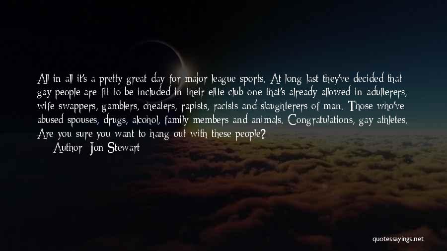 Be Great Sports Quotes By Jon Stewart