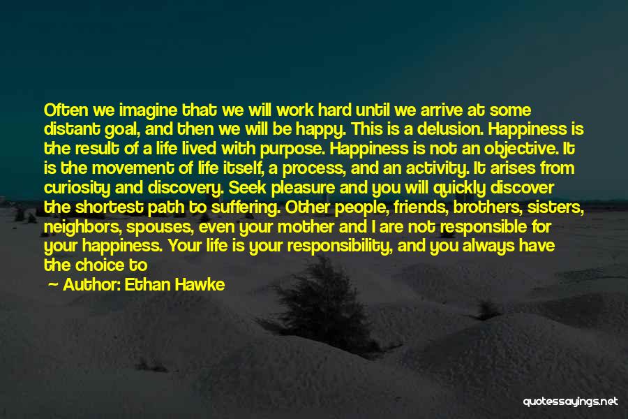 Be Happy With Life Quotes By Ethan Hawke