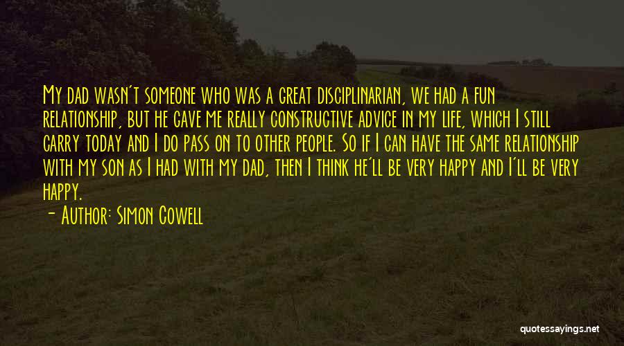 Be Happy With Someone Quotes By Simon Cowell