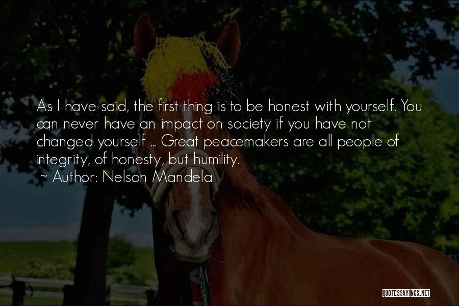 Be Honest With Yourself Quotes By Nelson Mandela