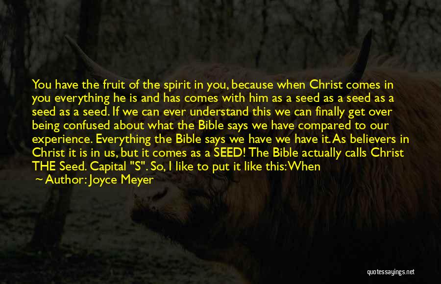Be Like Christ Quotes By Joyce Meyer