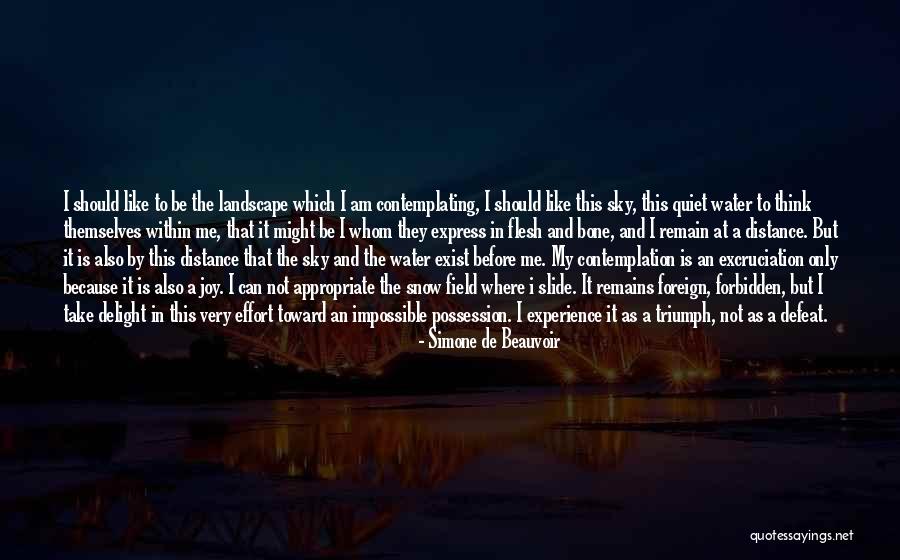 Be Like Water Quotes By Simone De Beauvoir