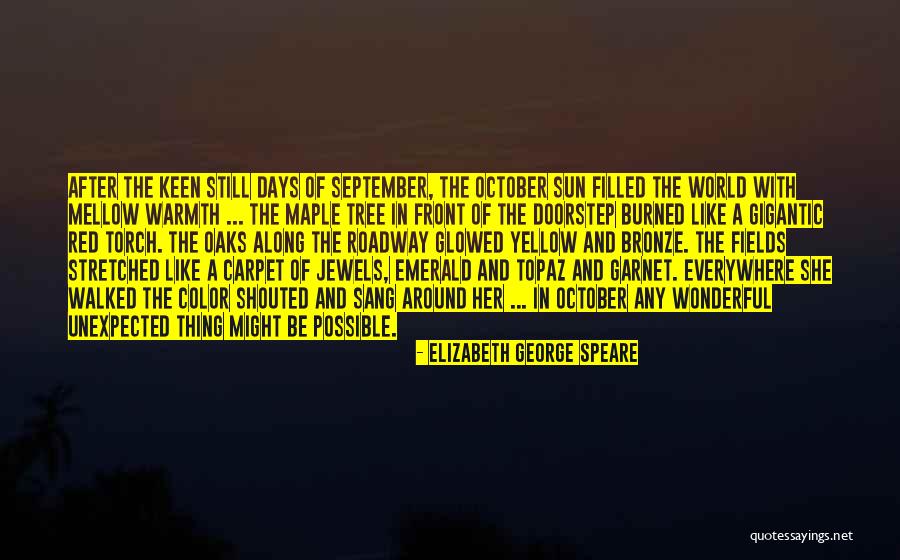 Be Mellow Quotes By Elizabeth George Speare Be Mellow Quotes By Elizabeth George Speare