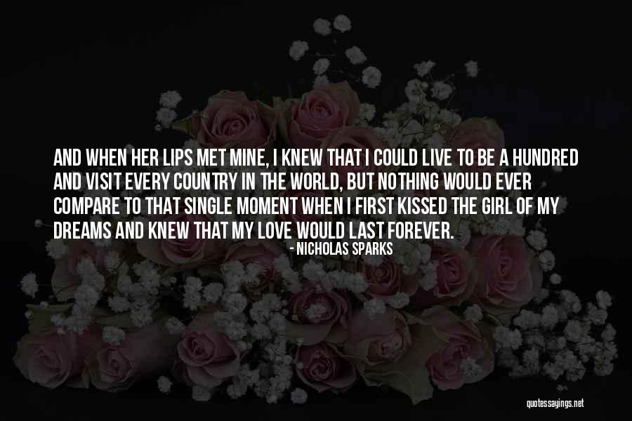 Be Mine Forever Quotes By Nicholas Sparks