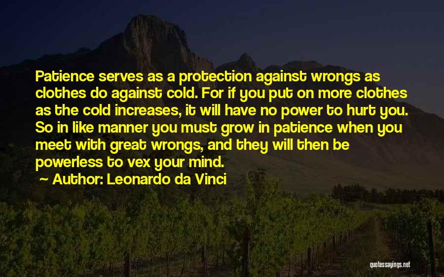 Be More Patience Quotes By Leonardo Da Vinci