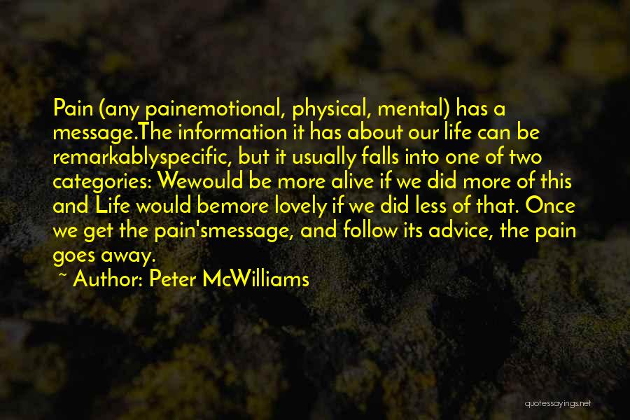 Be More Specific Quotes By Peter McWilliams