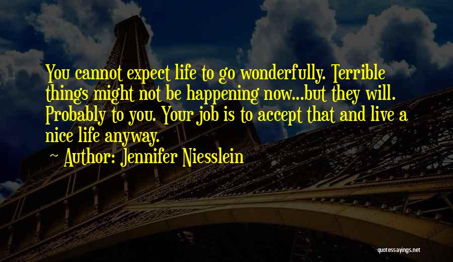 Be Nice Anyway Quotes By Jennifer Niesslein